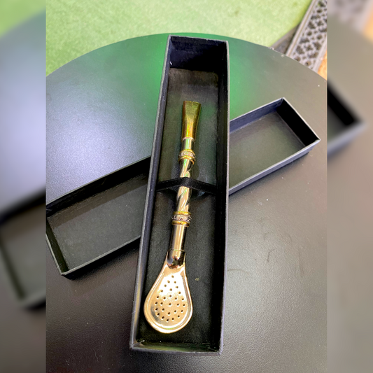 Bombilla de Alpaca + caja