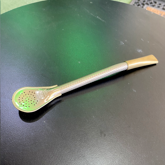 Bombilla de Alpaca y bronce