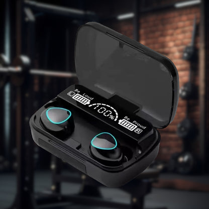 Auriculares Tws F9 y Powerbank